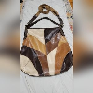 Bohemian vegan leather bag